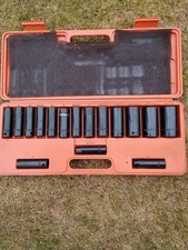 Impact Socket Set HEAVY DUTY DEEP 16 Pcs 10mm To 32mm