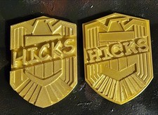 Customisable Judge Dredd Badge