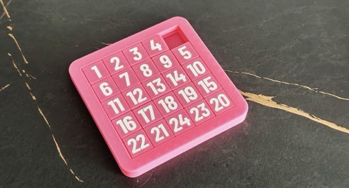 Educational sliding puzzle - educational,