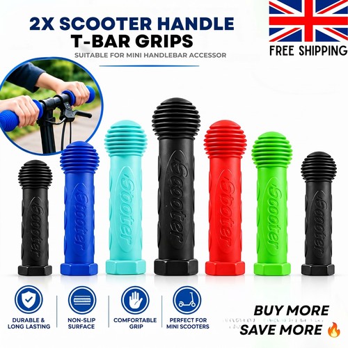 Scooter handle bar grips - 2x,