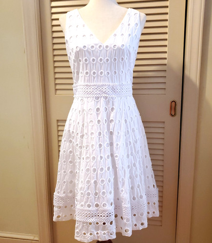 Eliza white eyelet lace - j,