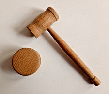 Vintage Auctioneers Wooden