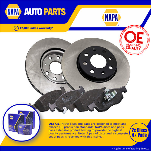 Vented brake discs and pads - vented,