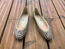 French Sole by Jane Winkworth Ladies Flat Shoes Leopard Pattern With Box EUR41