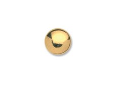 9ct Yelllow Gold Button Stud