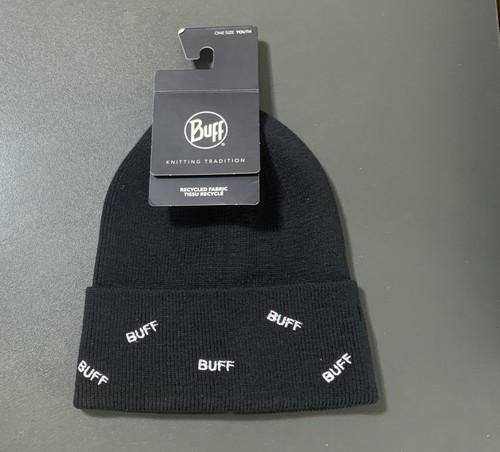 Buff knitted beanie youth - beanie,
