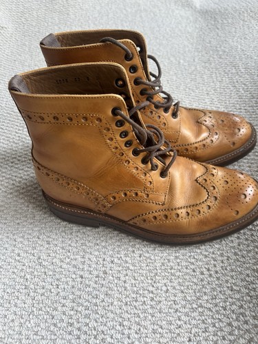 Grenson brogue boots - boots, uk