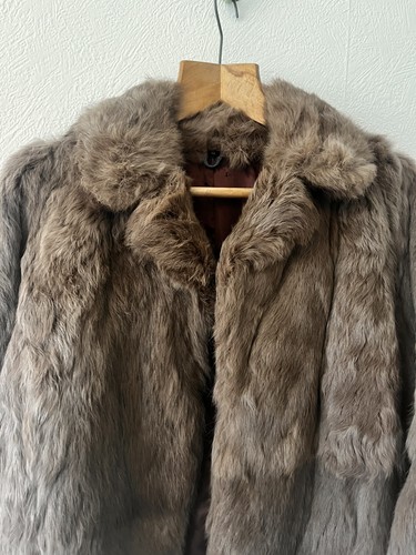 Vintage soft brown rabbit - soft,