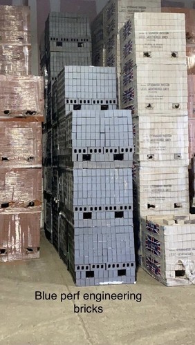 Blue perf engineering bricks - blue,