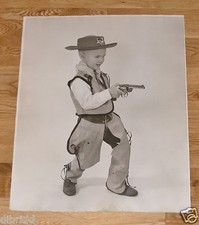 Vintage Photo Boy Cowboy
