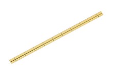 New Piano Hinge EB Brasss Plated Steel 600mm X 25mm (24 Inch X 1 Inch) - Onestop