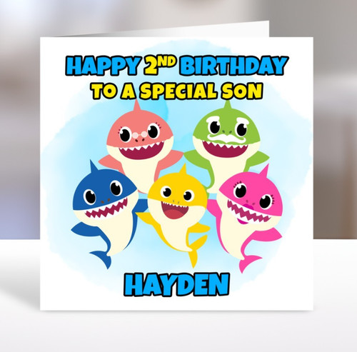 Baby shark personalised - shark,