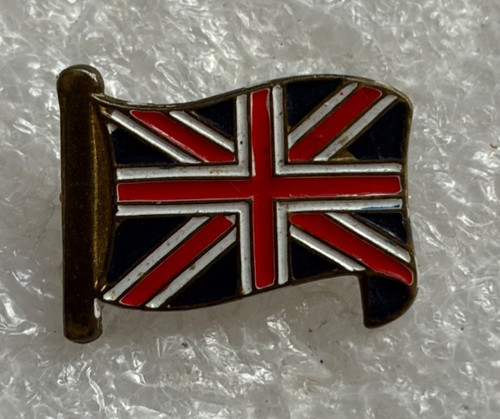 Vintage union jack enamel - enamel, pin