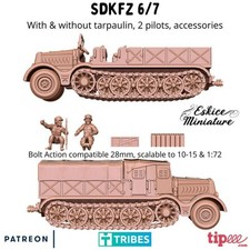 WWII German Sd.Kfz 6/7