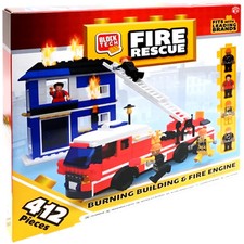 Block tech fire rescue - fire, burning