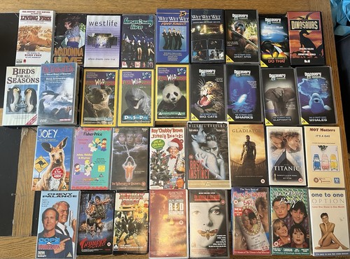 Huge vhs video tape job - vhs,