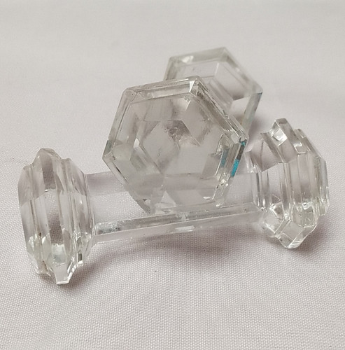 Antique art deco cut crystal - 2,