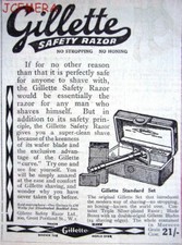 'GILLETTE' Safety Razor Set