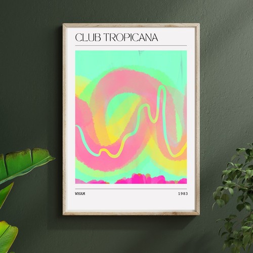 Wham club tropicana abstract - club,