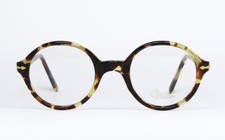 VINTAGE EYEGLASSES PERSOL RATTI 304 80 BLOND TORTOISE GOLD ROUND FRAME LENNON