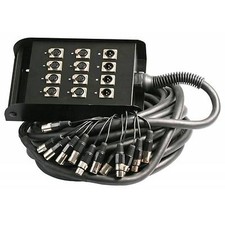 PULSE PLS00323 XLR Multicore 8 Send 4 Return 30M Stage Box Snake