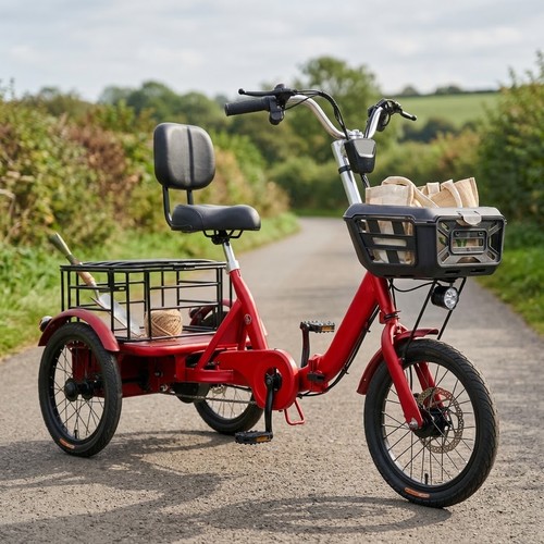 Folding electric trike inch - trike, 16