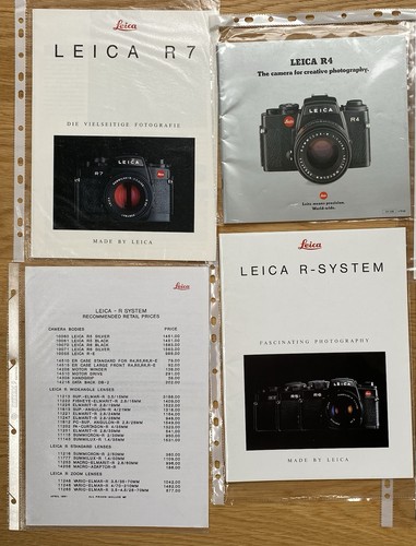 Leica system slr camera - r,
