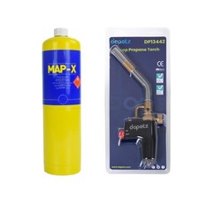 Propane Blow Torch + Mapp Gas Cylinder Welding Soldering Brazing Gas Plumbing