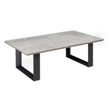 DFS Teno Light Grey Ceramic Marble Effect Coffee Table RRP £299
