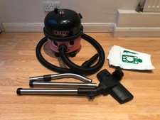 Numatic Hetty HET.160-11 620W 6 Litres Bagged Cylinder Vacuum - Pink