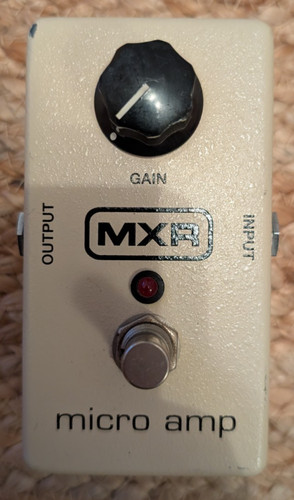 Mxr micro amp clean boost - mxr,