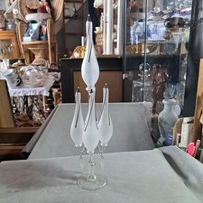 Vintage Glass Epergne, Small Table Centre Decoration