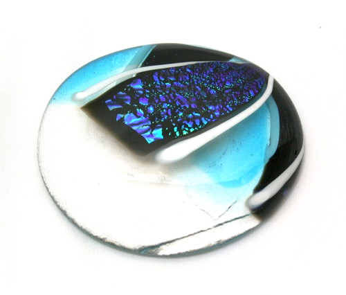 Hand blown glass - hand, paperweight