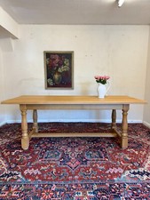 FABULOUS FRENCH OAK REFRECTORY TABLE
