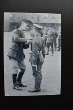 Military Photo Lincolnshire Regiment Medal Presentation on Parade