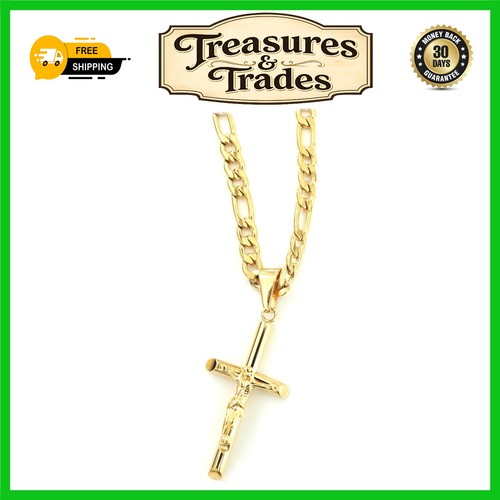 Stunning 18k gold - gold, cross