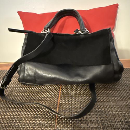 Zara woman black leather - zara,