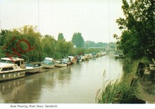 Picture Postcard> Sandwich, Boat Mooring, River Stour