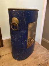 Edwardian toleware waste paper basket