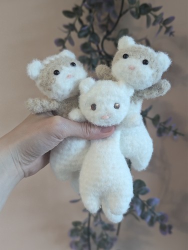 Weighted crochet ferret - weighted,