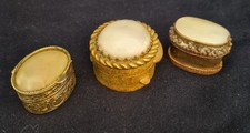 3 Antique Mother Of Pearl