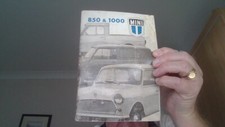 MINI 850 & 1000 saloon, van and pickup Car Owners Handbook Jan 1975 #AKD7347