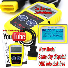 Fits Saab Car Fault Reader Code Scanner Diagnostic OBD 2 CAN OBDII CANBUS