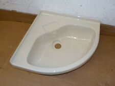 Cream Caravan Motorhome Corner Sink Bowl - NCS1-DD-45