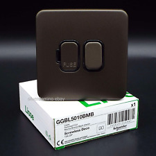 Schneider Screwless Mocha Bronze Switched Fused Spur Connection Unit • GGBL5010