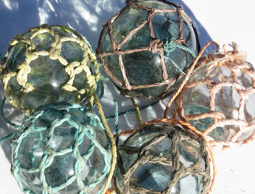 Japanese glass fishing floats - japanese,