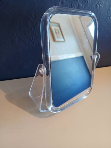 Vtg 80s clear perspex - 80s,