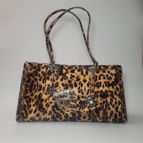 Vtg y2k guess brown leopard - y2k,