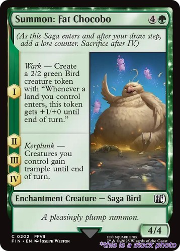 Summon fat chocobo 202 - summon:, fin