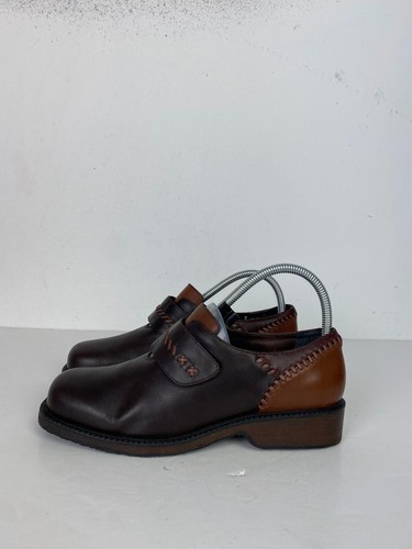 Clarks brown leather - leather, &